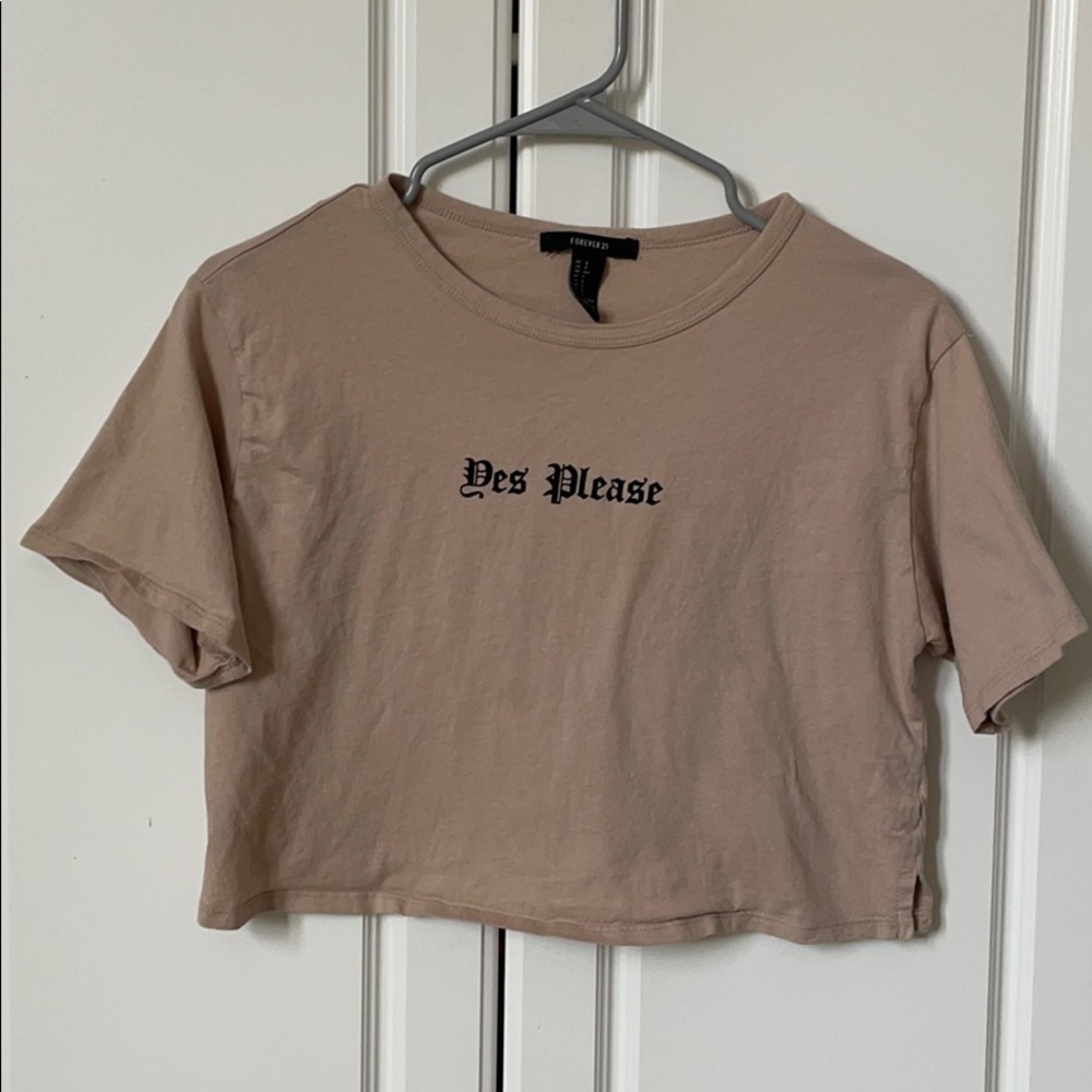 Cropped t-shirt